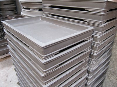 批發(fā)采購紫砂工藝品-宜興紫砂花盆 紫砂盆 盆景盆 假山 水底盆 70cm廠家直銷.